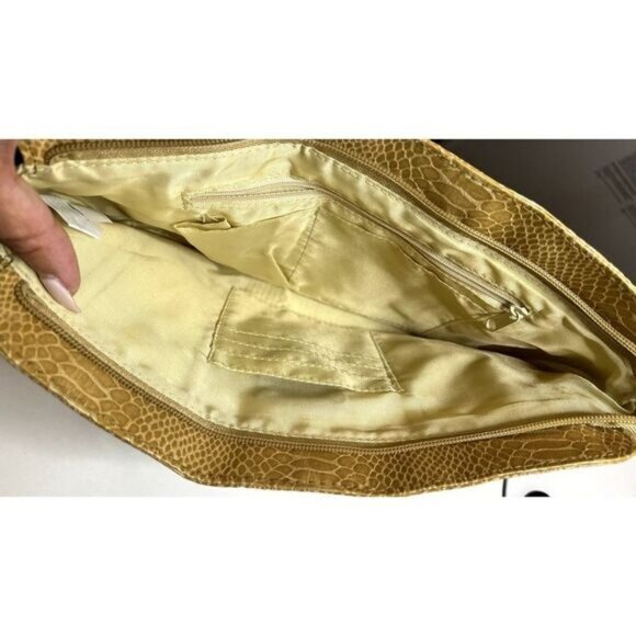 Women's Wristlet Faux Snake Skin Clutch Wallet‎ with Zipper Pocket Pouch - Picture 7 of 9